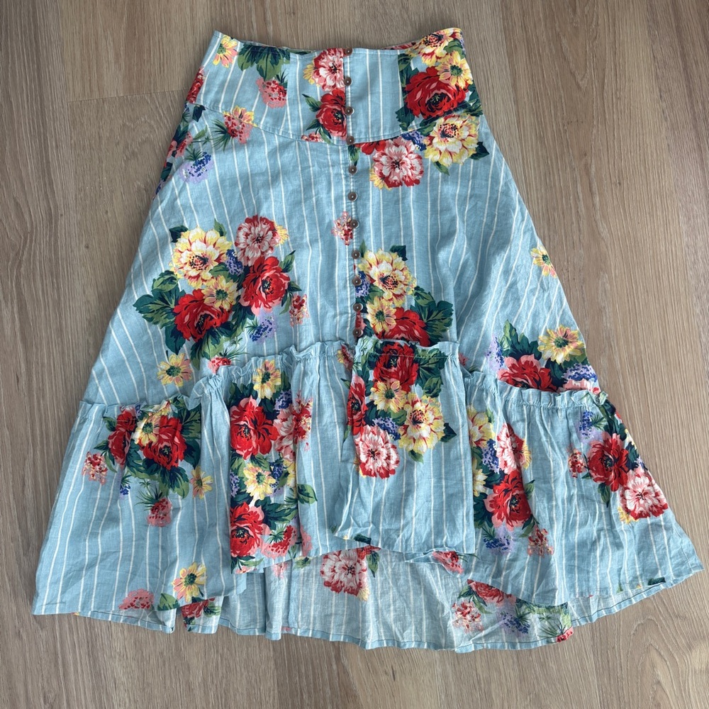Maeve by Anthropologie Claudette Midi Skirt - Picture 3 of 9